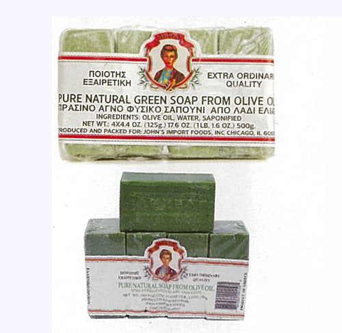Natural Green Soap from Olive Oil