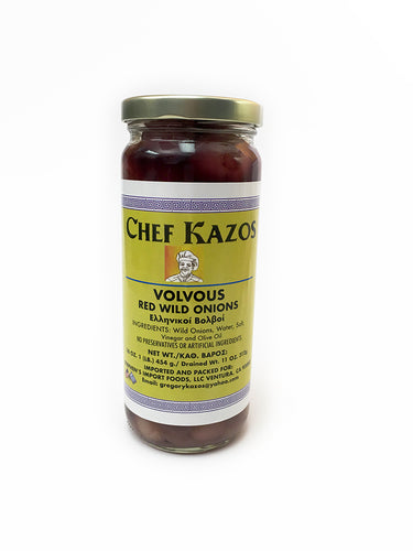 Chef Kazos Volvous Red Wild Onions