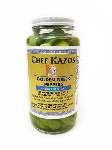 Chef Kazos Golden Greek Peppers